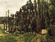 Poplar Trees Paul Cezanne